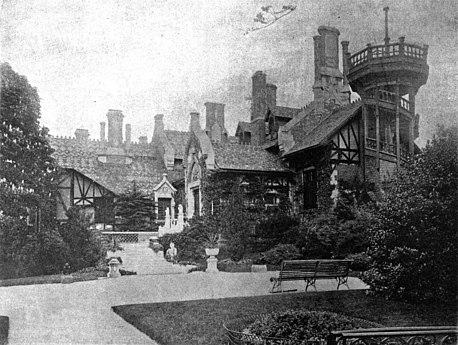 Hauptgebäude der Rothschildgärten 1907