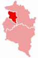 Lage des Bezirkes Dornbirn in Vorarlberg